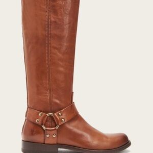 Frye Tan Leather Knee-High Boots